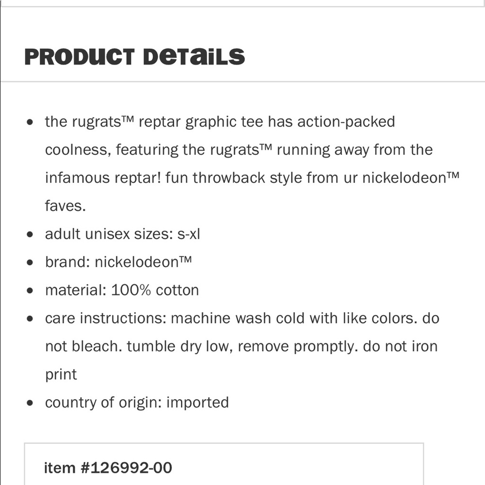 Rugrats Graphics Tee - Picture 10 of 11